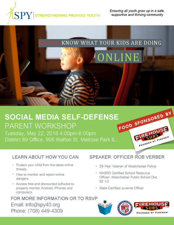 Social Media Self-Defense Parent Workshop