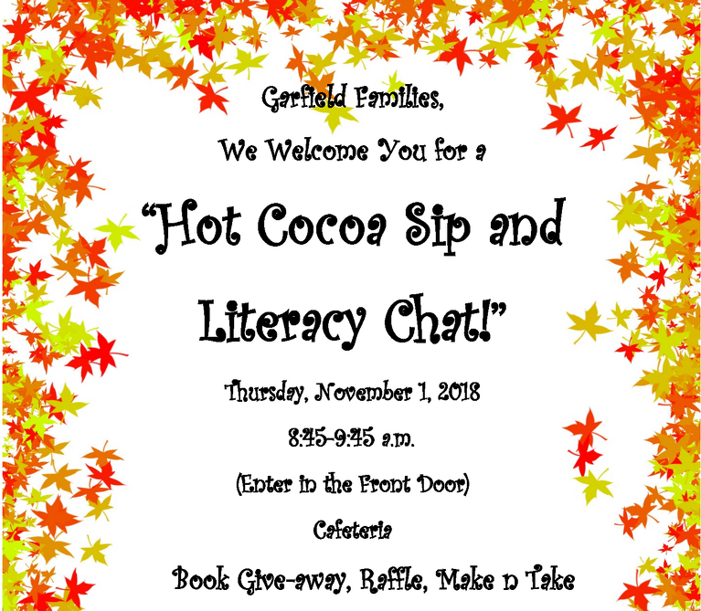 Hot Cocoa Sip and Literacy Chat