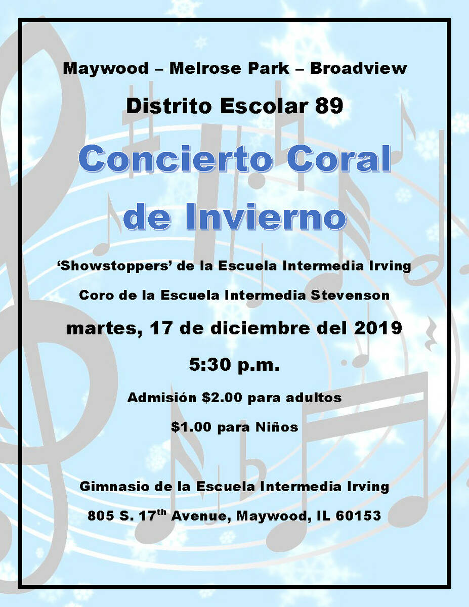 concierto coral de invierno