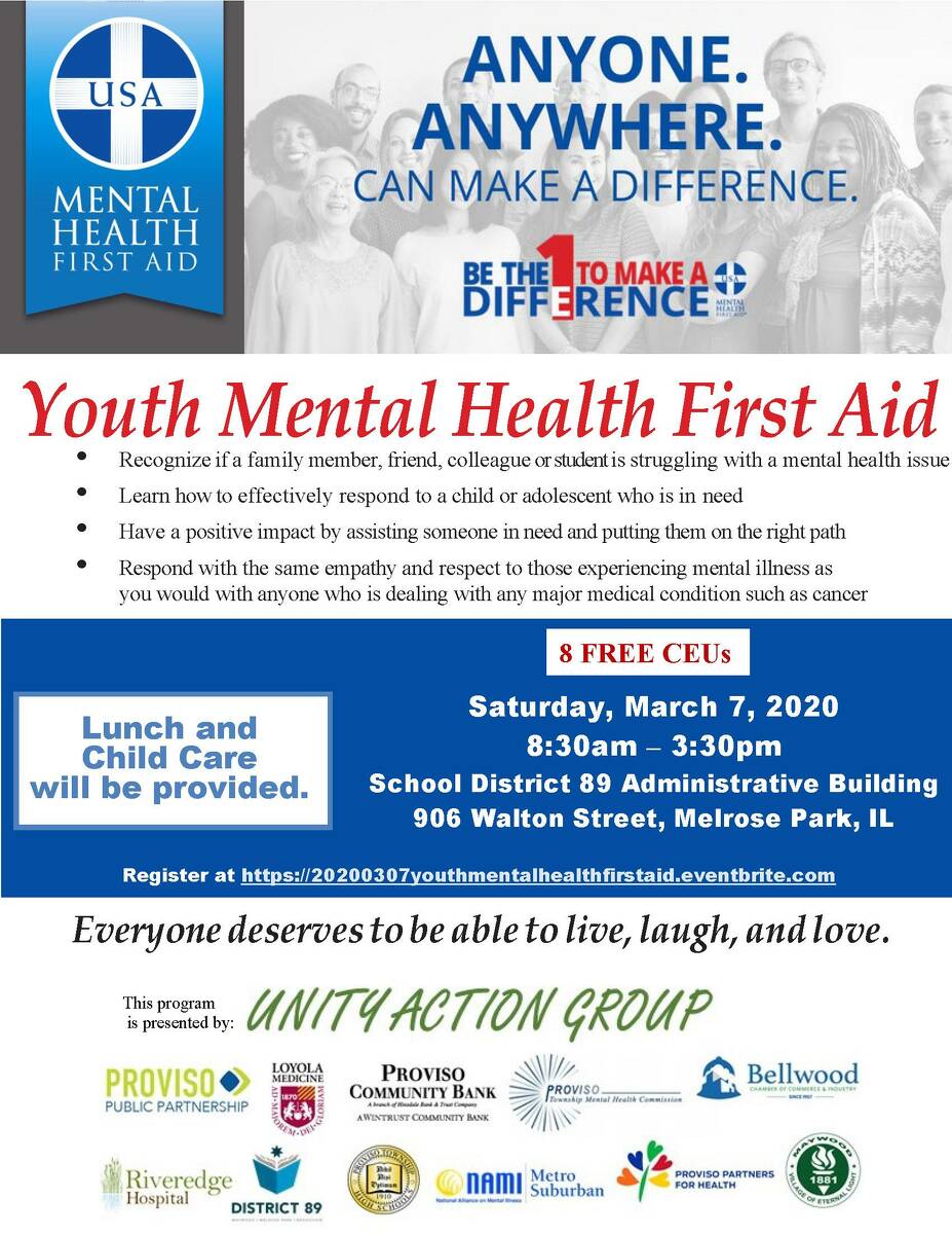 Youth Mental Health First Aid