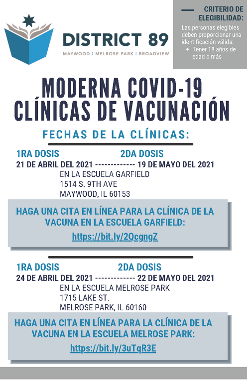 vaccine flyer Spanish