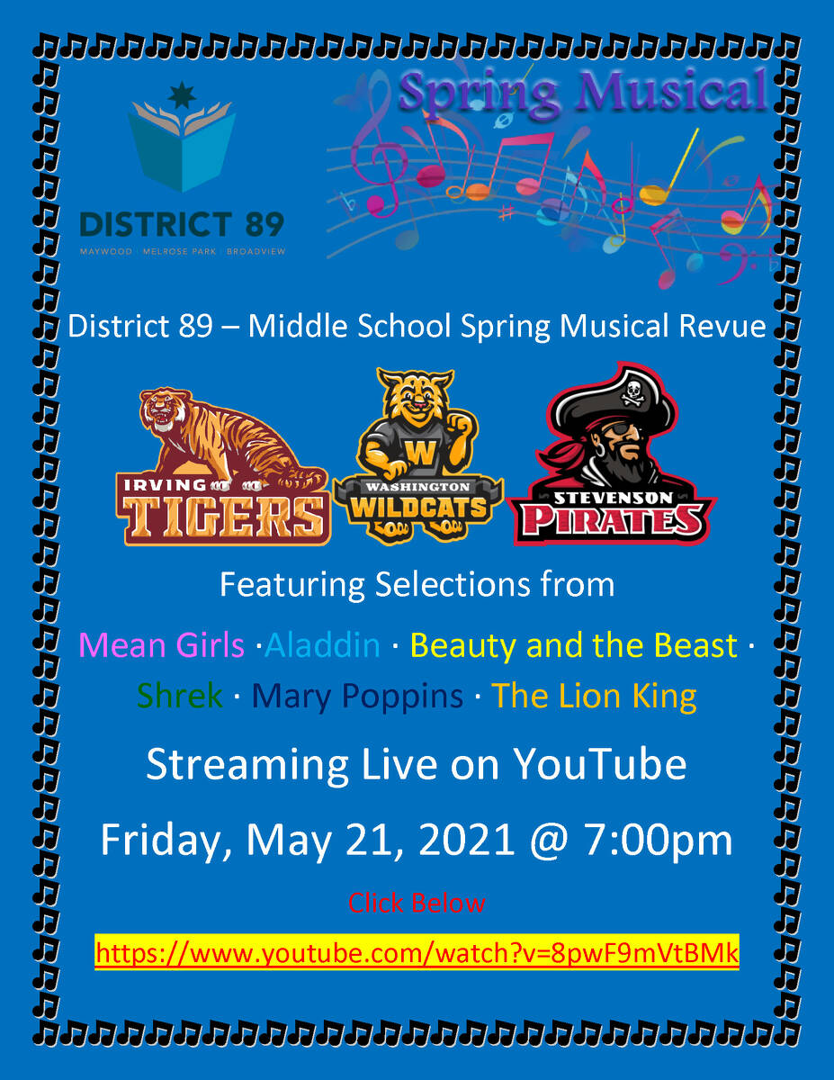 spring musical flyer