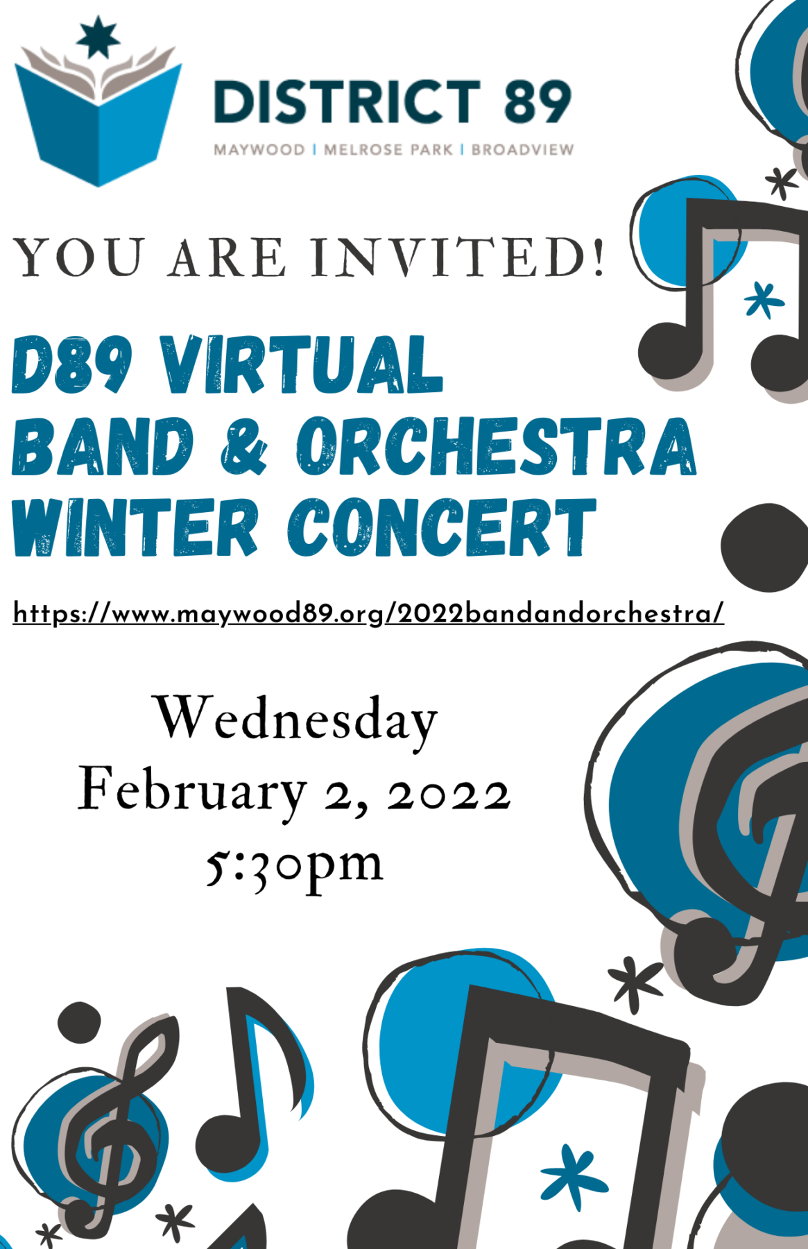 District 89 2022 Band and Orchestra Winter Concert