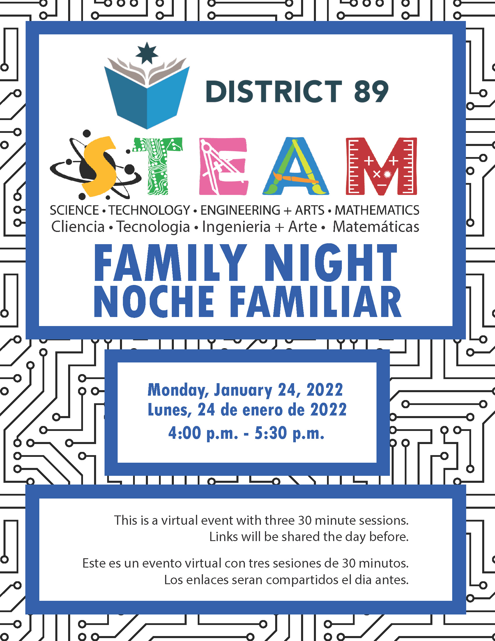 STEAM Night Flyer