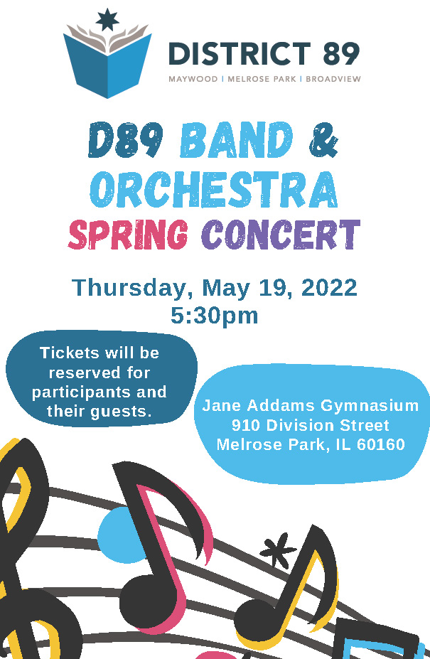 spring concert flyer