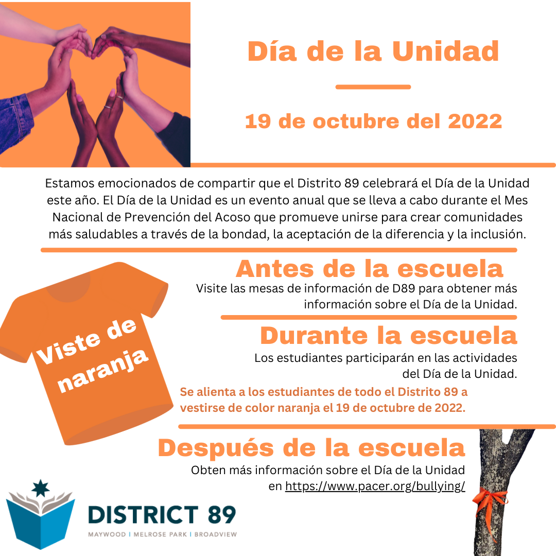 Unity Day Flyer in Spanish